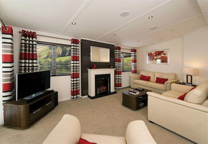 Inside in the Signature 3 HT at Deeside Holiday Park in Perthshire & Southern Highlands, Scotland