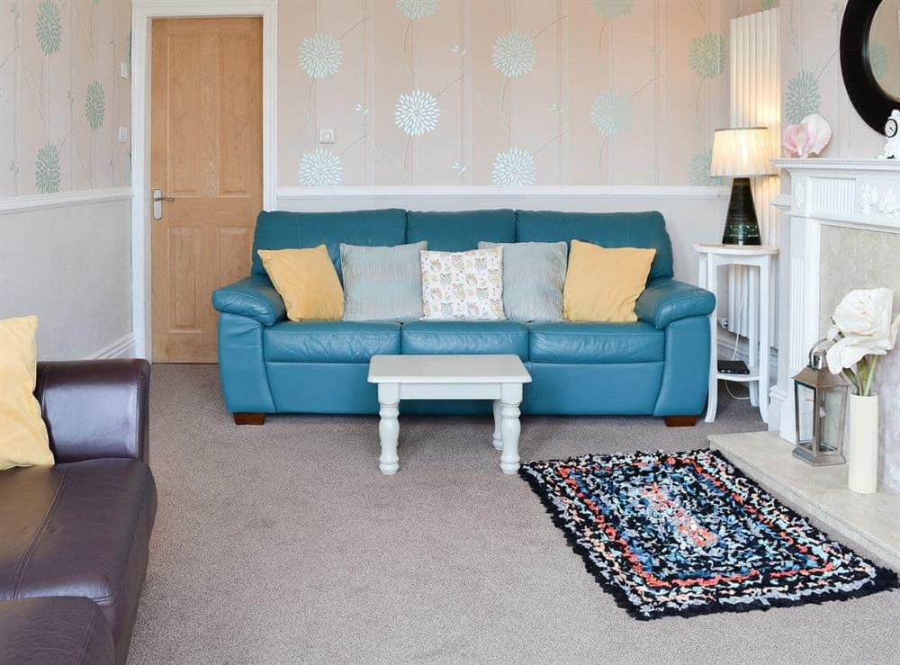 Comfortable and inviting living room at Deja Blue in Filey, North Yorkshire