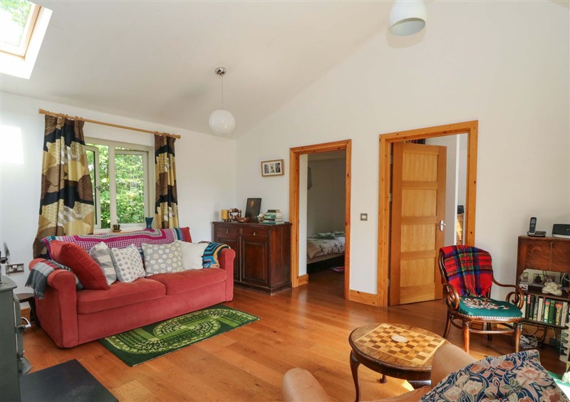 The living area at Delfryn Llandeilo, near Llandeilo