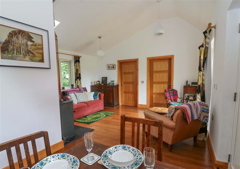 The living room at Delfryn Llandeilo, near Llandeilo