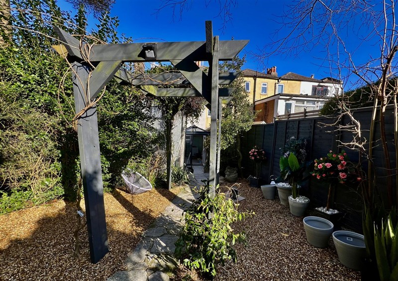 The garden at Delightful Dorset House By Wareham River, Wareham