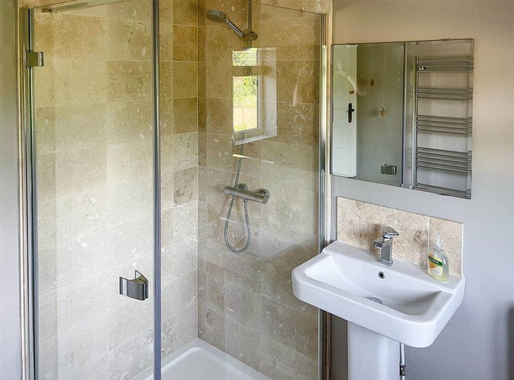 Shower room at Dellswood in Broadway, Worcestershire
