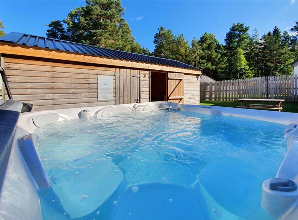 Hot tub (photo 2) at Delmhor No.3 in Aviemore, Inverness-Shire