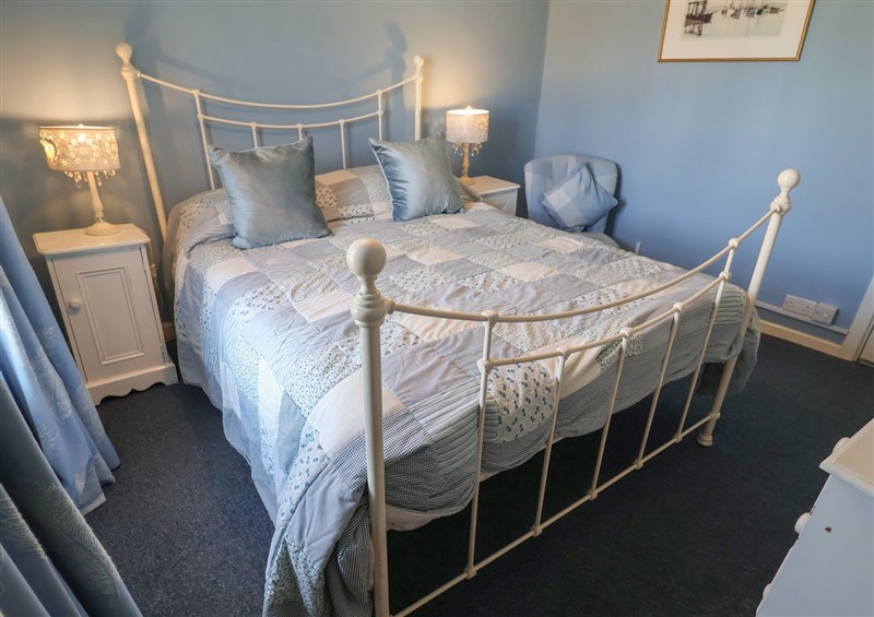 One of the bedrooms at Delphinium, Blakeney