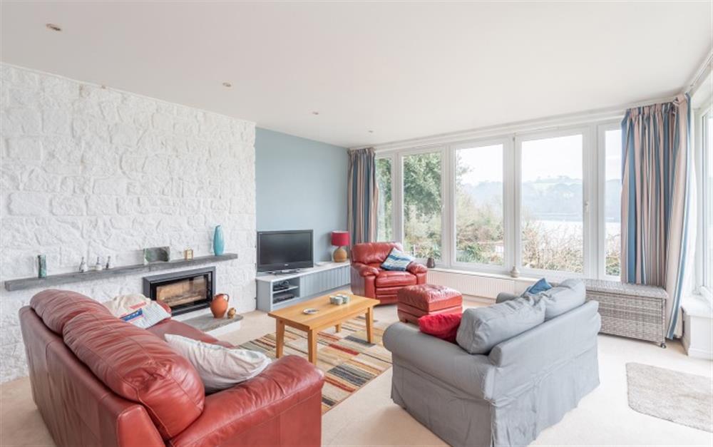 Relax in the living area at Demelza 4 in Helford Passage
