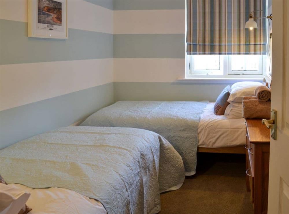 Twin bedroom at Demeter House in Whitby, North Yorkshire