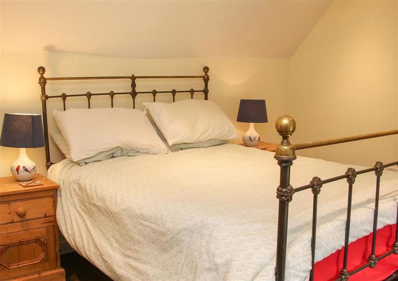 This is a bedroom at Denbigh Hall, Stansbatch near Presteigne