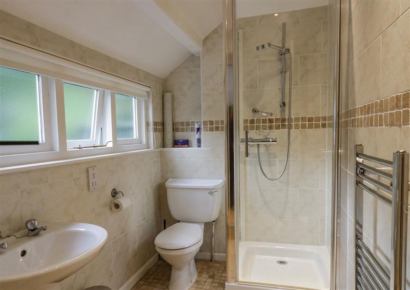 This is the bathroom at Dene House, Bowness-On-Windermere