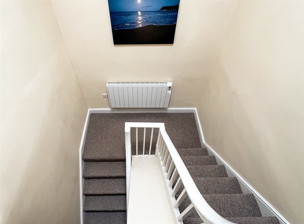 Stairs at Denelea in Scarborough, North Yorkshire