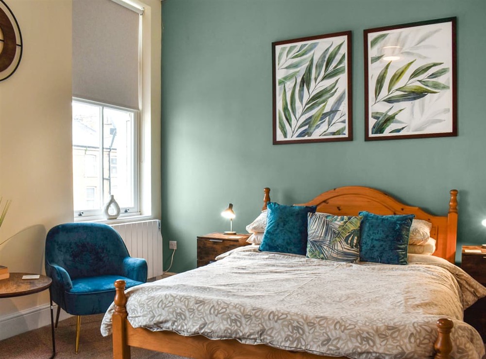 Double bedroom at Denelea Studio 1 in Scarborough, North Yorkshire
