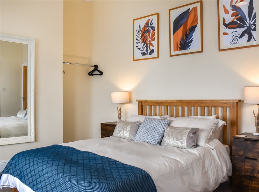 Double bedroom at Denelea Studio 2 in Scarborough, North Yorkshire