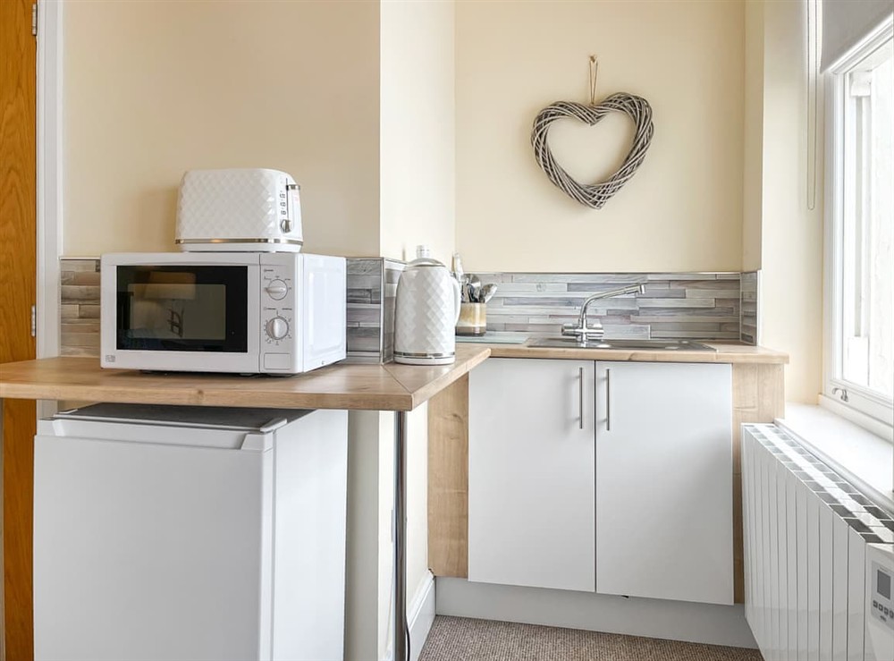 Kitchen at Denelea Studio 2 in Scarborough, North Yorkshire