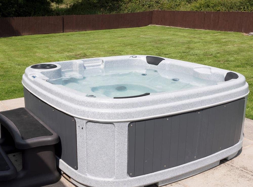 Hot tub at Deneville in Heighington, County Durham, England