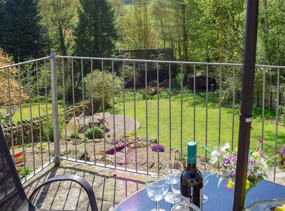 Views looking over the wonderful enclosed garden at Denham in Glaisdale, North Yorkshire
