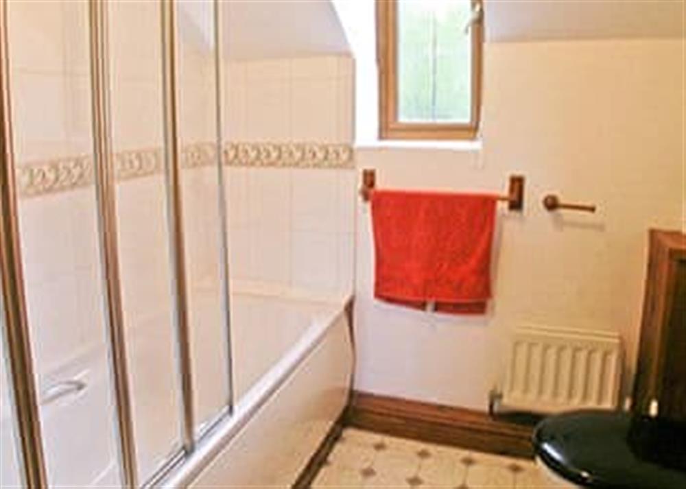 Bathroom at Denhill Cottage in Chipstable, near Taunton, Somerset