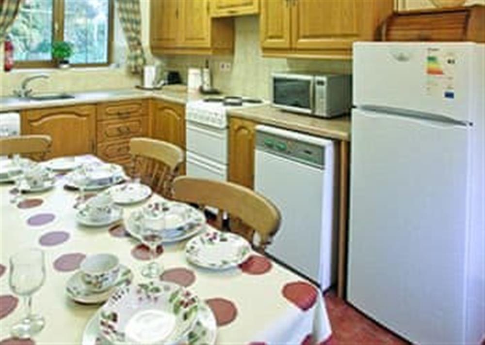 Kitchen/diner at Denhill Cottage in Chipstable, near Taunton, Somerset