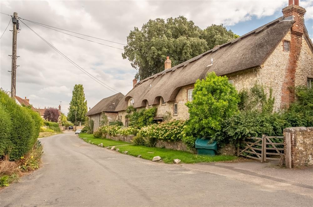The picturesque conservation village of Amberley, regarded as one of the most beautiful villages in England