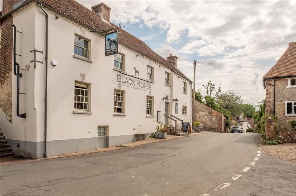 There are two local pubs within a three minute drive at Densford Cottage, Amberley