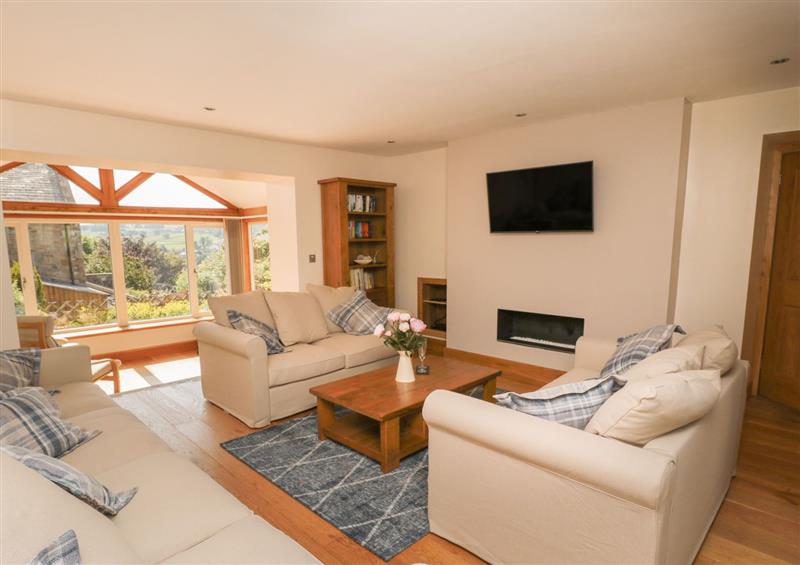 This is the living room at Dereside, West Woodburn
