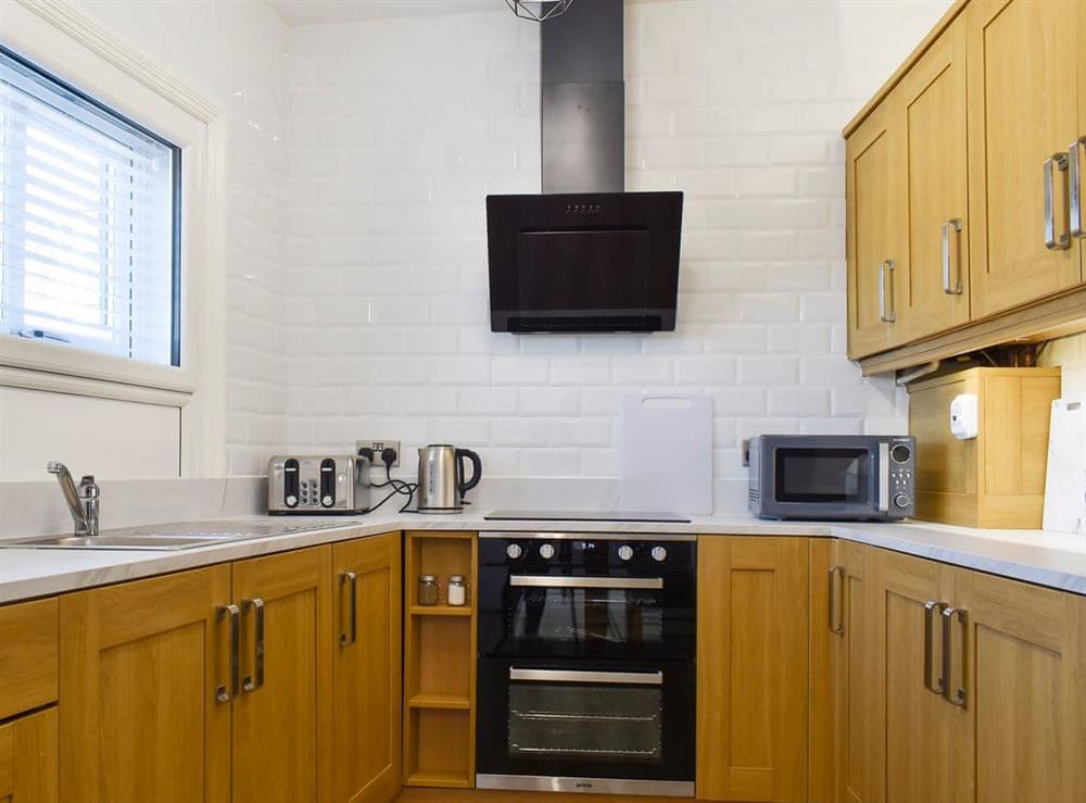 Kitchen at Derwent Apartment in Glossop, Derbyshire