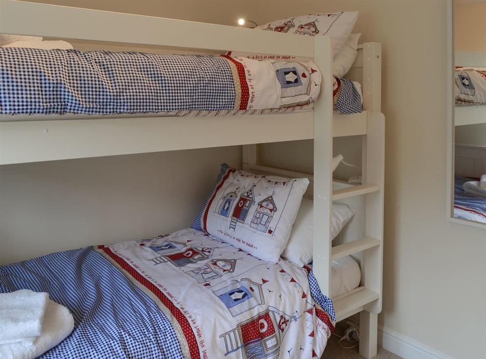 Bunk bedroom at Derwent Cottage in Wrench Green, near Scarborough, North Yorkshire
