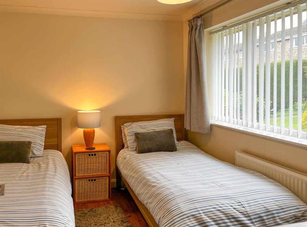 Twin bedroom at Derwent View in Bamford, near Hope Valley, Derbyshire