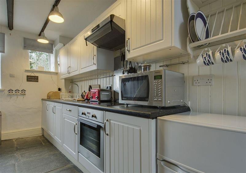 This is the kitchen at Destiny Cottage, Boscastle