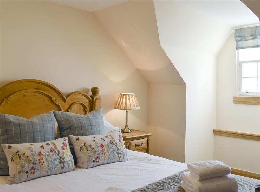 Comfy double bedroom at Deuchars Cottage in Kenmore, near Aberfeldy, Perthshire