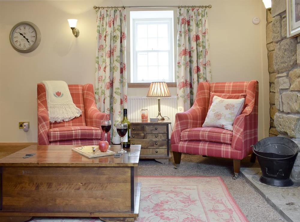 Well presented living room at Deuchars Cottage in Kenmore, near Aberfeldy, Perthshire