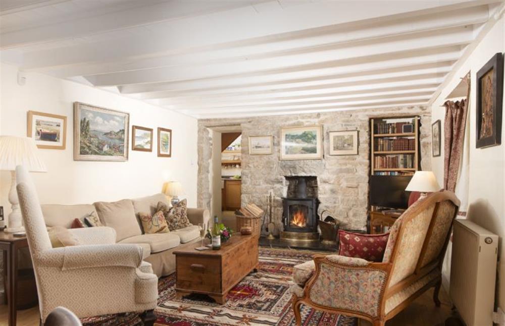 Cosy up next to the wood-burning stove and enjoy the Smart television