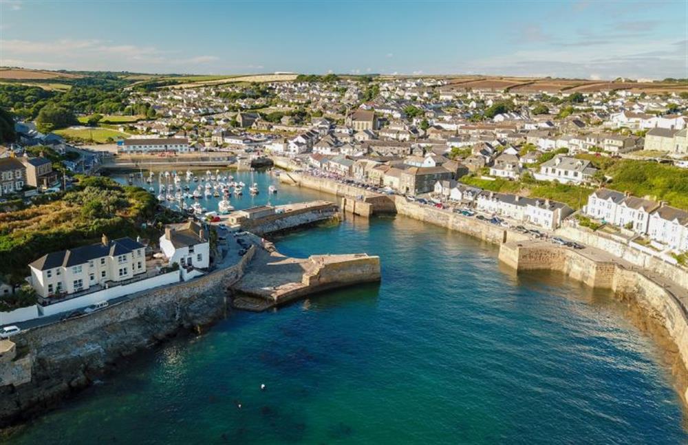 The wonderful Porthleven Harbour is nearby