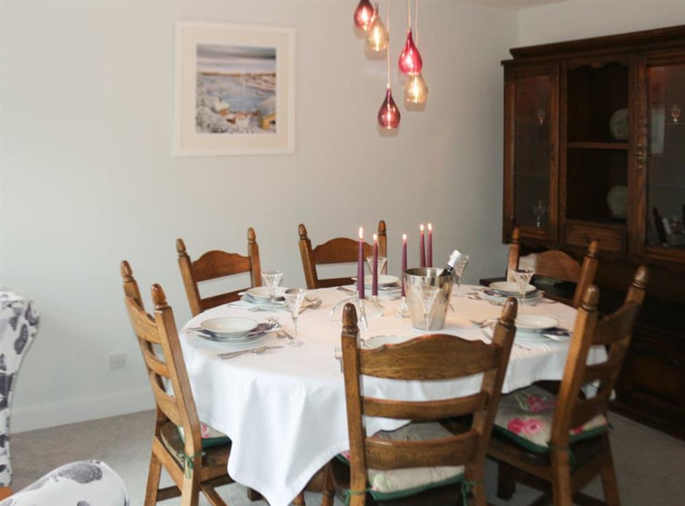 Spacious dining room at Devana Croft in Tarbert, Agyll and Bute, Argyll