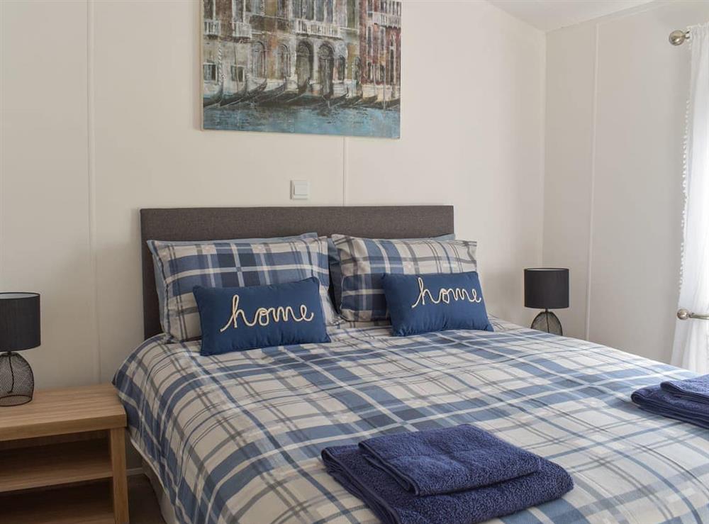 Double bedroom at Devin Lodge in Dollar, Clackmannanshire
