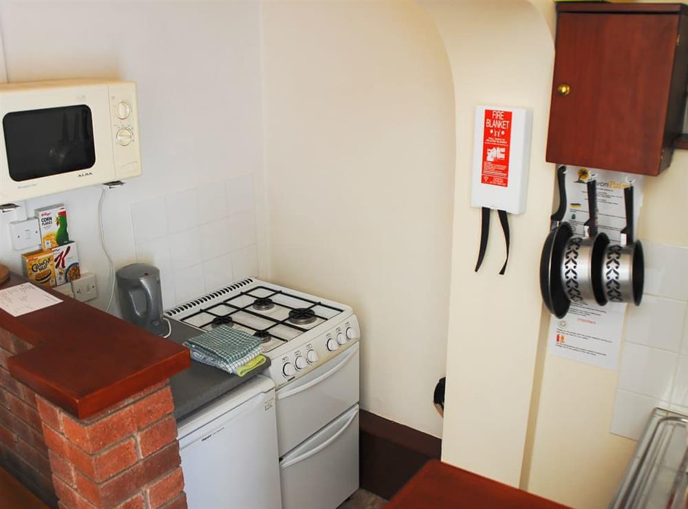Compact kitchen area at Ottery Tor, 