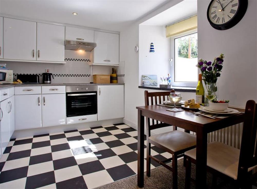 Kitchen at Devon Villa Garden Apartment in , Torquay