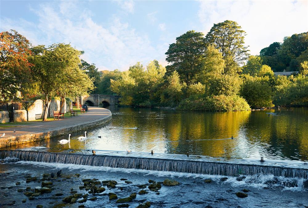 Nearby Bakewell sits on the banks of the River Wye