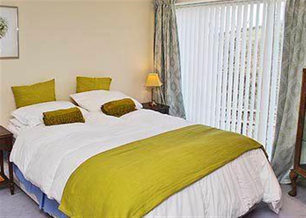 A luxurious, comfortable double bedroom with en suite shower facilities at Dewsnaps Spring in Chinley, High Peak, Derbyshire., Great Britain
