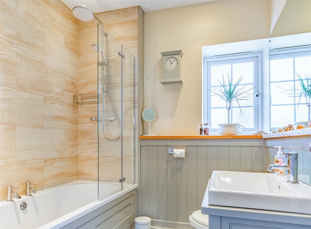 Bathroom at Dibley Cottage in Mundesley, Norfolk