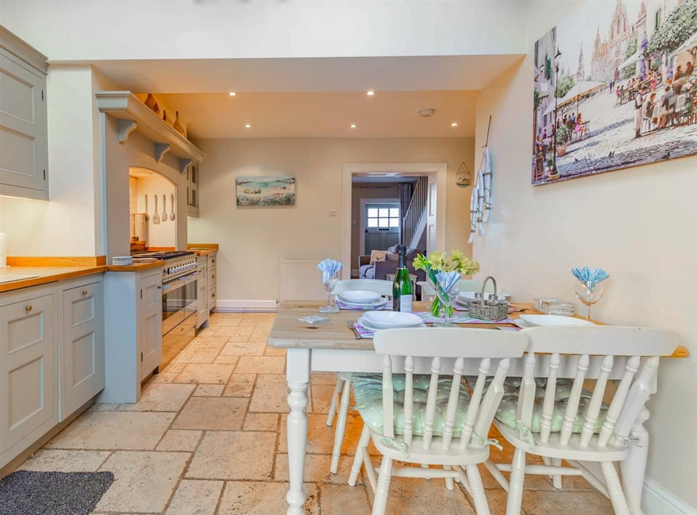 Kitchen/diner at Dibley Cottage in Mundesley, Norfolk