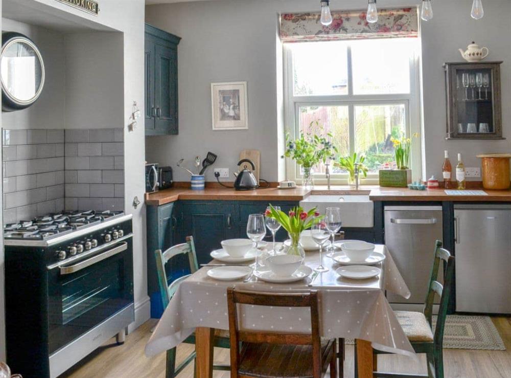 Wonderful, well presented kitchen/ dining area at Dick n Liddys Cottage in Gargrave, near Skipton, North Yorkshire