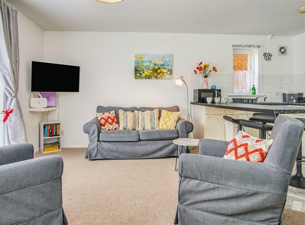 Open plan living space at Dickens in Wootton Bridge, Isle of Wight