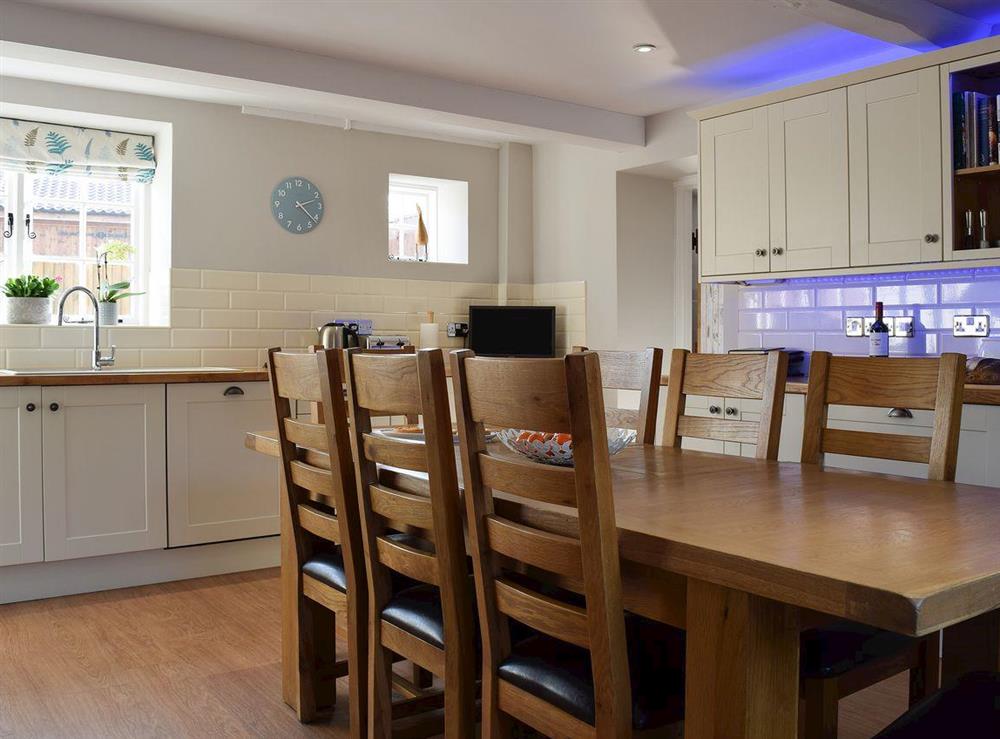 Large kitche & dining area at Dicks Cottage in Cottesmore, near Oakham, Rutland, Leicestershire