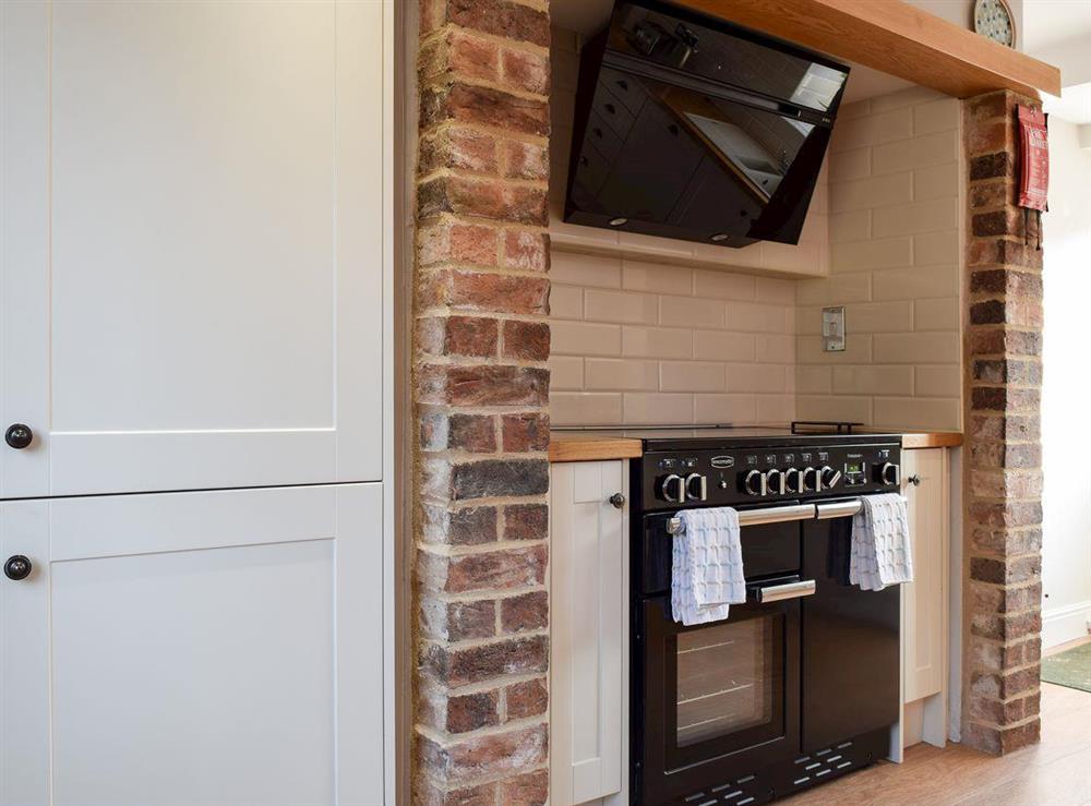 Range style cooker at Dicks Cottage in Cottesmore, near Oakham, Rutland, Leicestershire