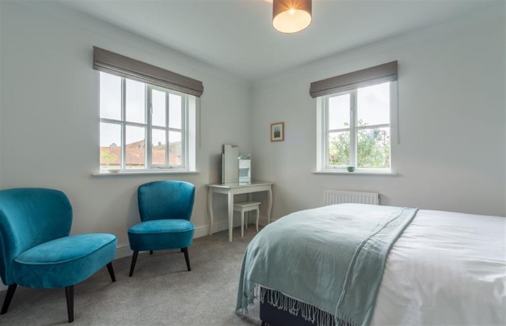 First floor: Dual aspect sunny bedroom two at Diggers Rest, Burnham Market  near Kings Lynn