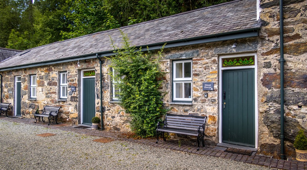The exterior of Dinas Emrys, Gwynedd at Dinas Emrys in Beddgelert, Gwynedd