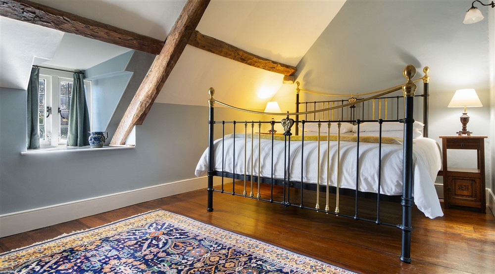 One of the second-floor double bedrooms at Dinefwr Home Farm in Llandeilo, Carmarthenshire