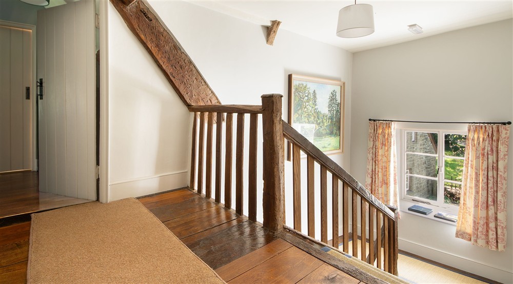 The second-floor landing at Dinefwr Home Farm in Llandeilo, Carmarthenshire