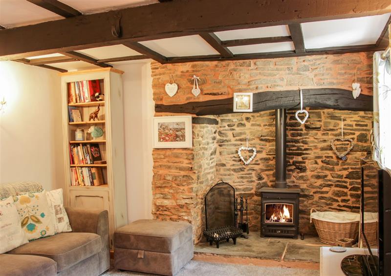 The living room at Dingle Cottage, Stiperstones