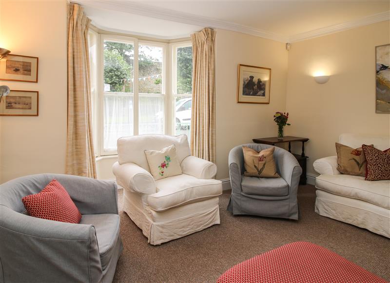 The living room at Dinham Court, Ludlow
