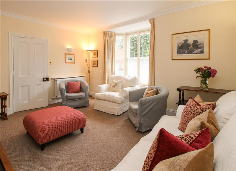 This is the living room at Dinham Court, Ludlow